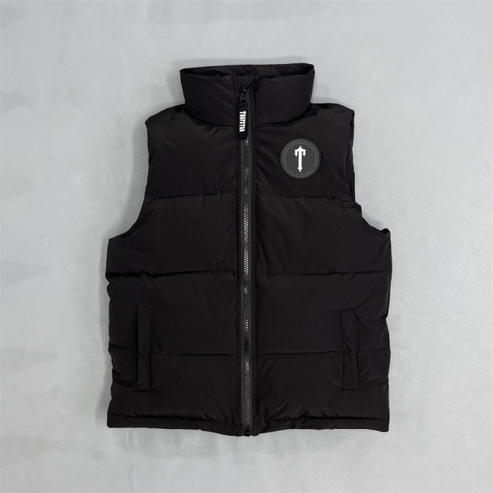 [Special offer items]1:1 quality version Trapstar big embroidered logo winter cotton vest