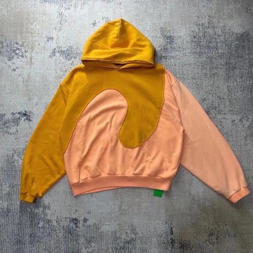 ERL swirl hoodie orange & yellow-