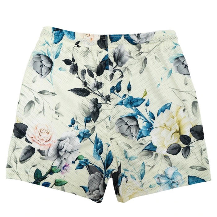 Blue flower shorts