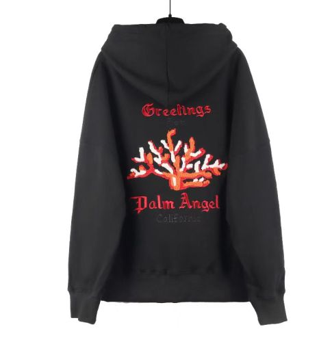 Coral Towel Embroidered Washable Hoodie