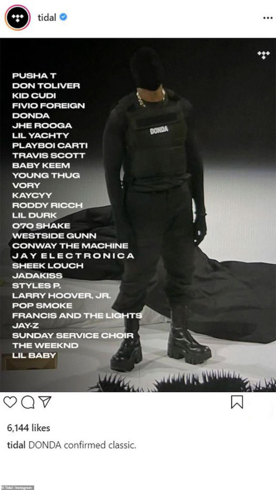 DONDA bulletproof vest Kanye West