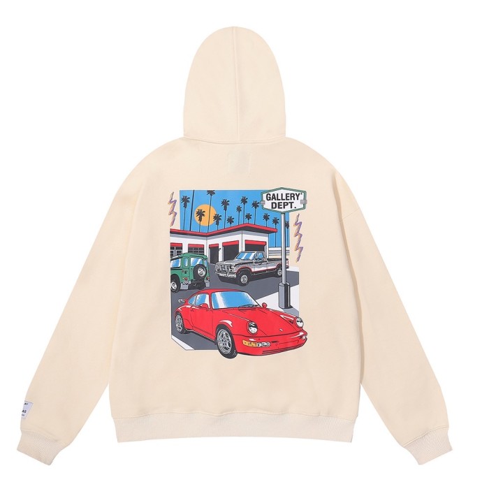Red car hoodie