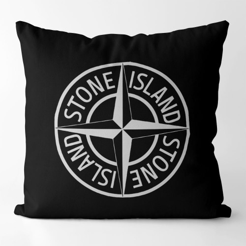 Compass letter throw pillow in 9 colors