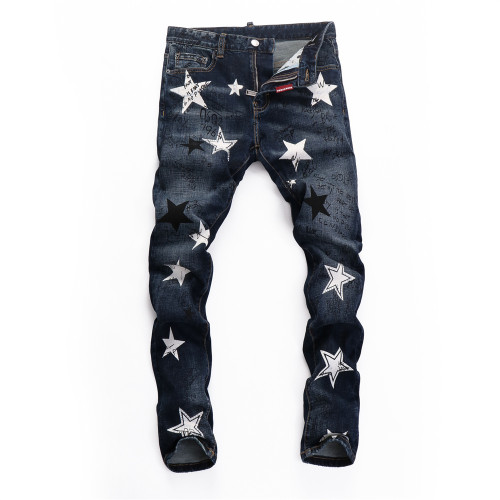 Black&white five-star jeans