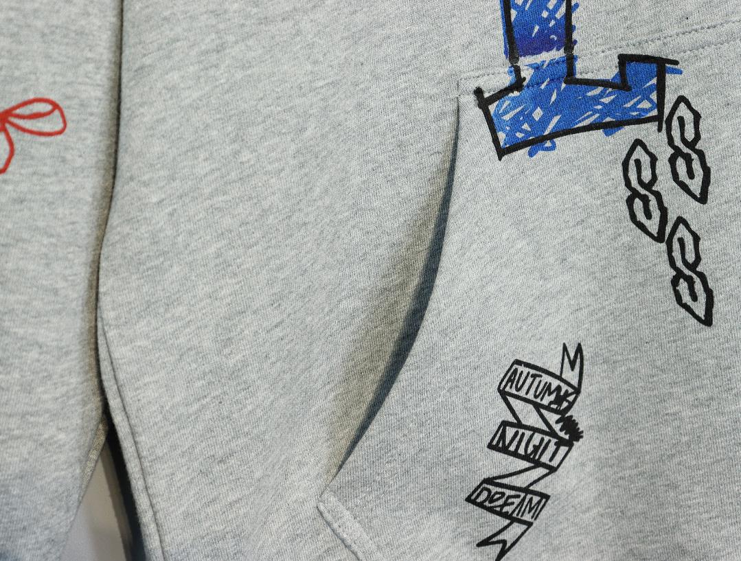 [buy more save more]color hand-painted hoodie