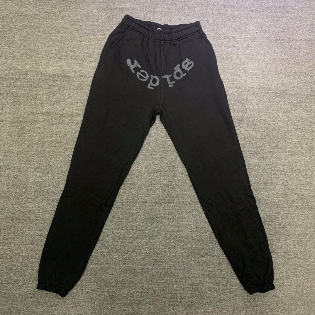 US$ 80.91 - Young Thug Sp5der Black letters black pants - www.repdog.cc