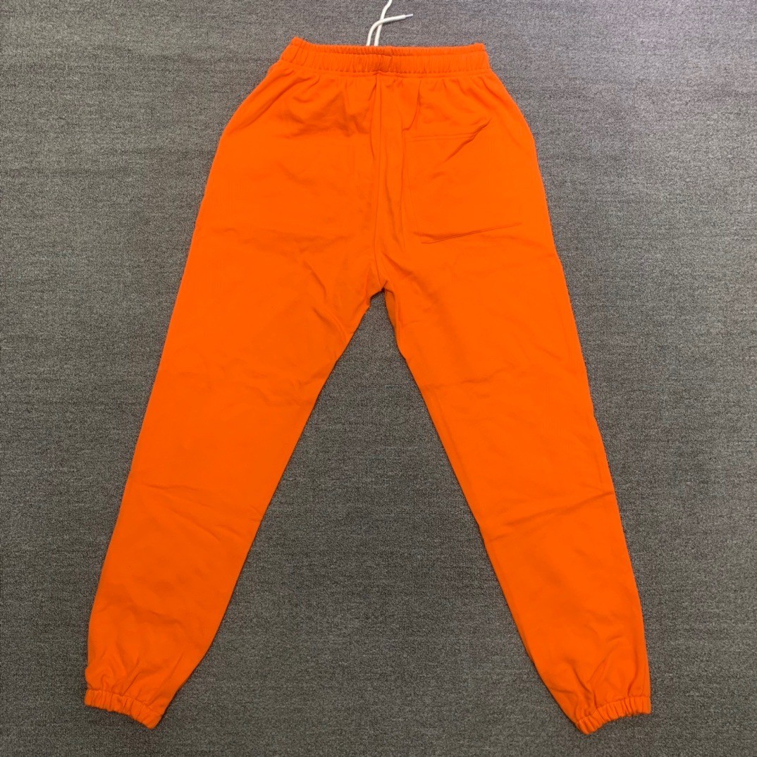 US$ 89.90 - Young Thug Sp5der White lettered orange pants - www.repdog.cn
