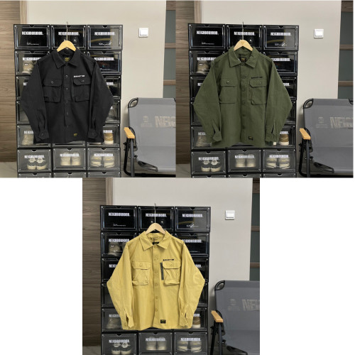 Military style double pocket jacket