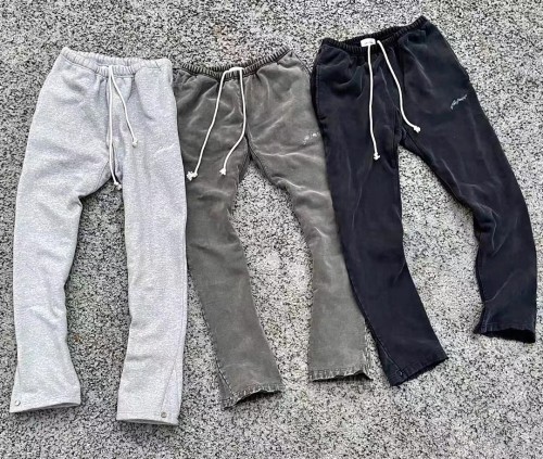 Retro washed horn guard pants