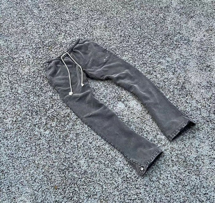 Retro washed horn guard pants