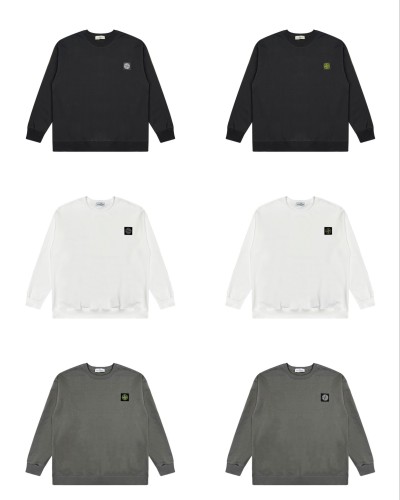 Small embroidered compass logo sweatshirt 6 colors
