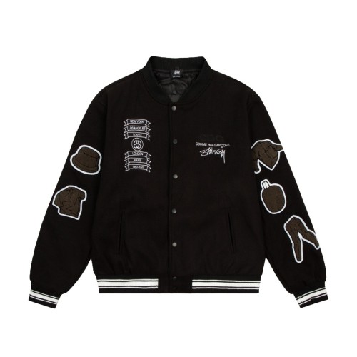[Special offer items]City embroidered baseball jacket