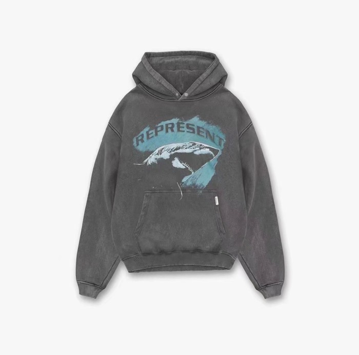 Deep sea great white shark washable sweatshirt hoodie