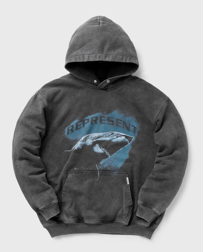 Deep sea great white shark washable sweatshirt hoodie