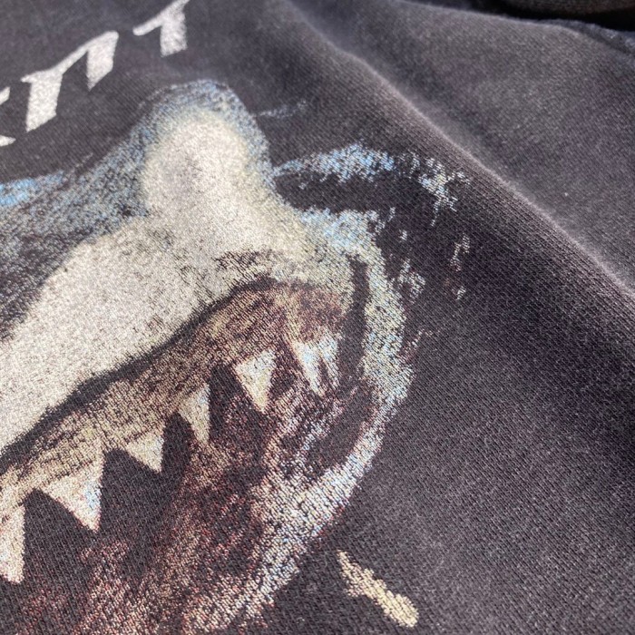 Great white shark washed sweatshirt