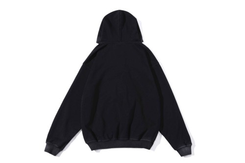 1:1 quality version Wash hoodie with red letters and skull print