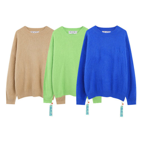 Arrow solid color mohair sweater