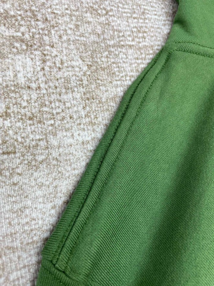 Dissolve logo sweatshirt green hoodie
