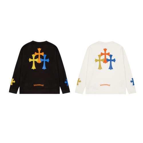 Colored cross sweater