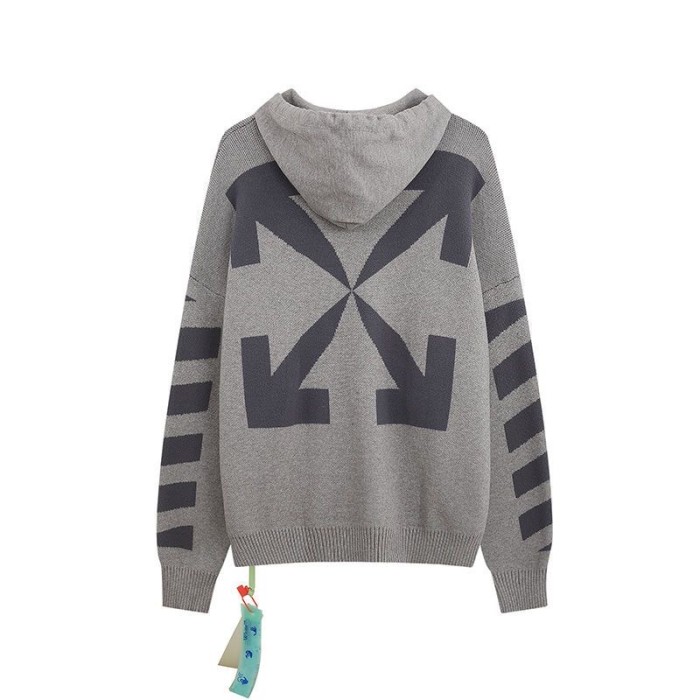 Arrow logo hooded sweater hoodie