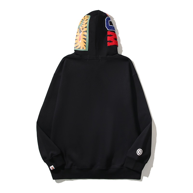 solid color shark hoodie