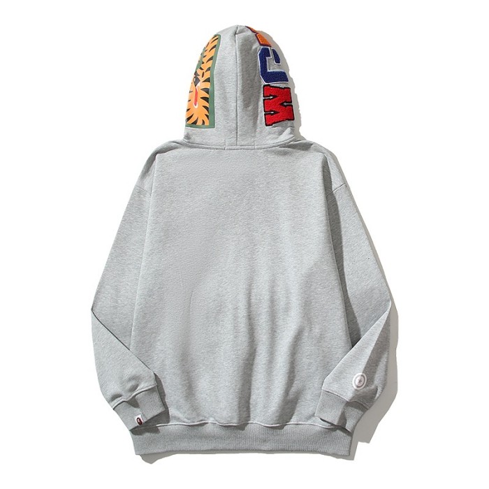 Solid color shark hoodie