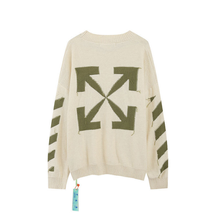 Fringe arrow logo sweater