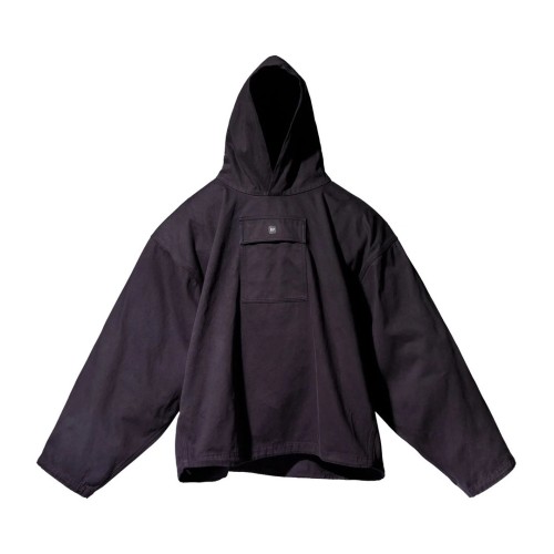 Sateen Anorak Woven solid color charge jacket