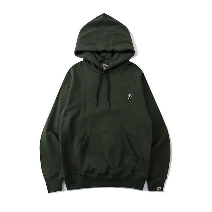 Ape man embroidered logo basic hoodie 5 colors
