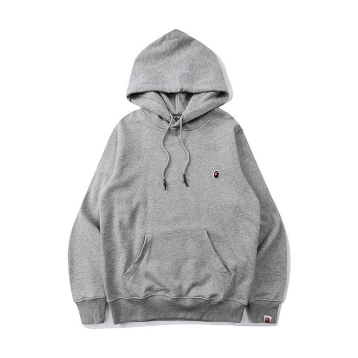 Ape man embroidered logo basic hoodie 5 colors