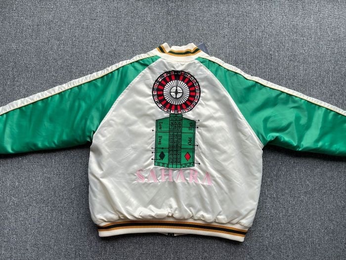 Casino style embroidered jacket