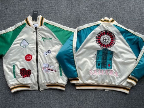 Casino style embroidered jacket