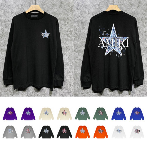 Multicolored Star Print Long Sleeves Shirt