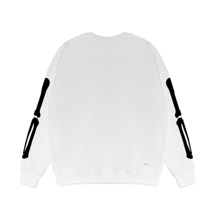 [Buy More Save More]Arm bone print crewneck sweatshirt