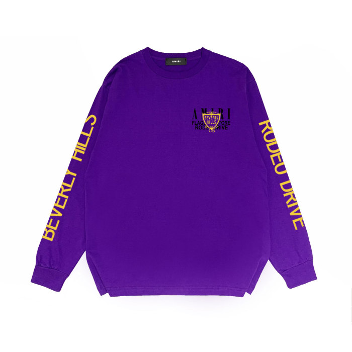 Gold Cup Alphabet Print Long Sleeve