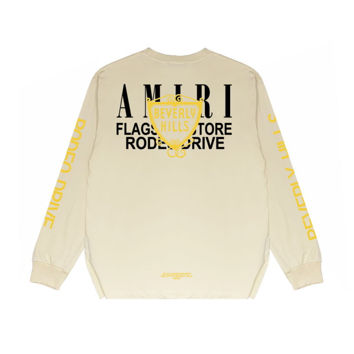 Gold Cup Alphabet Print Long Sleeve