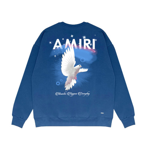 Peace doves printed round neck sweatshirt