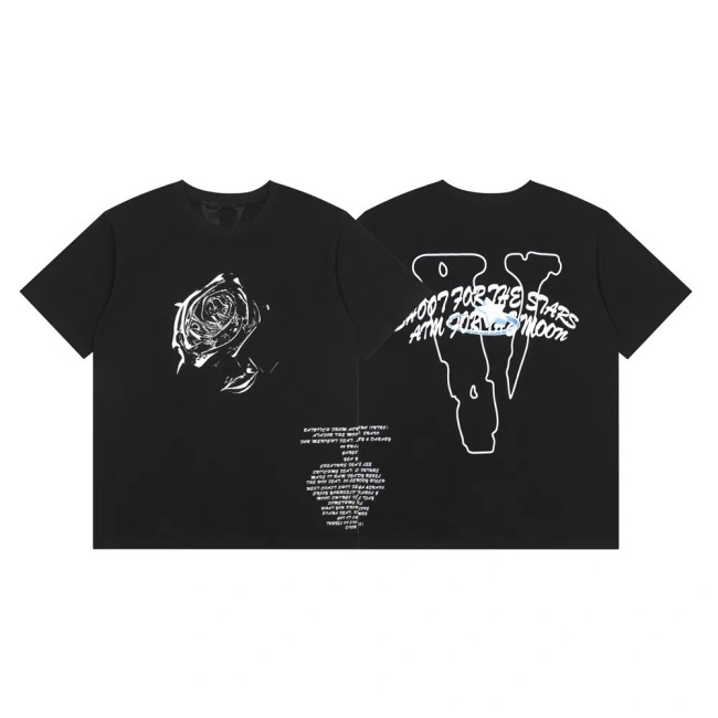 [Buy More Save More]Pop smoke V logo Tracklist tee