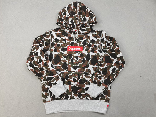 sup Duck Camo box Embroidered hoodie
