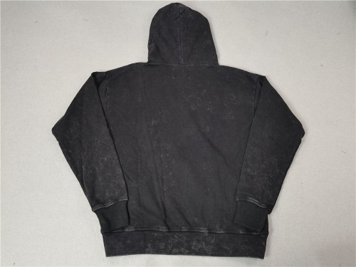 Washed black hoodie