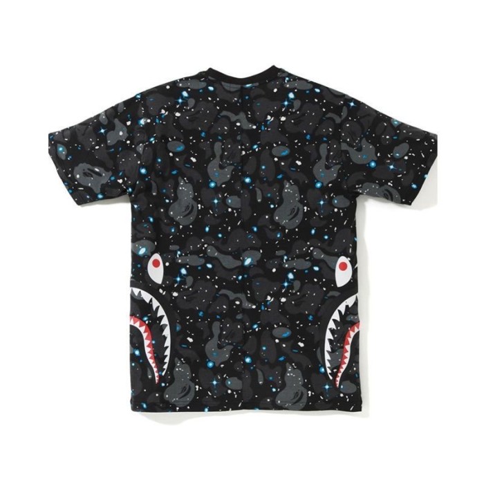 [buy more save more] Side Shark Starry Sky Camo Luminous Short Sleeve 2 colors