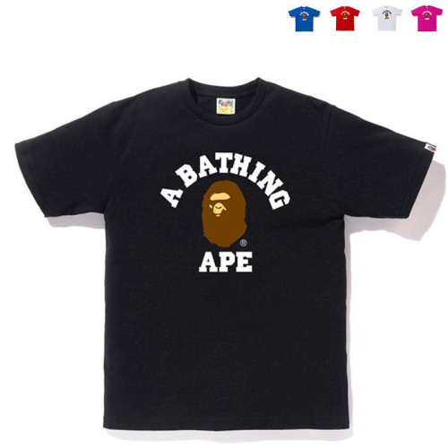 Brown Ape Man Head monogram Print Short sleeve 5 colors