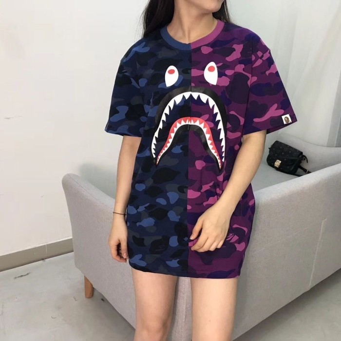 Double Match Color Camo Shark Short Sleeve