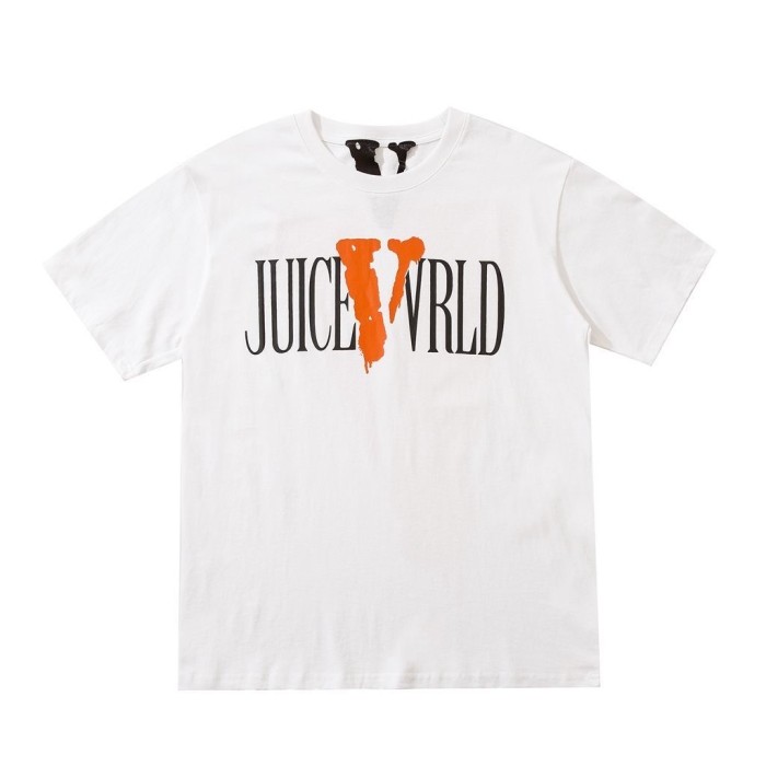Juice WRLD x Vlone Big orange V logo tee