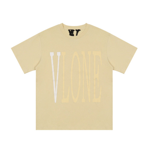 Apricot color large V tee