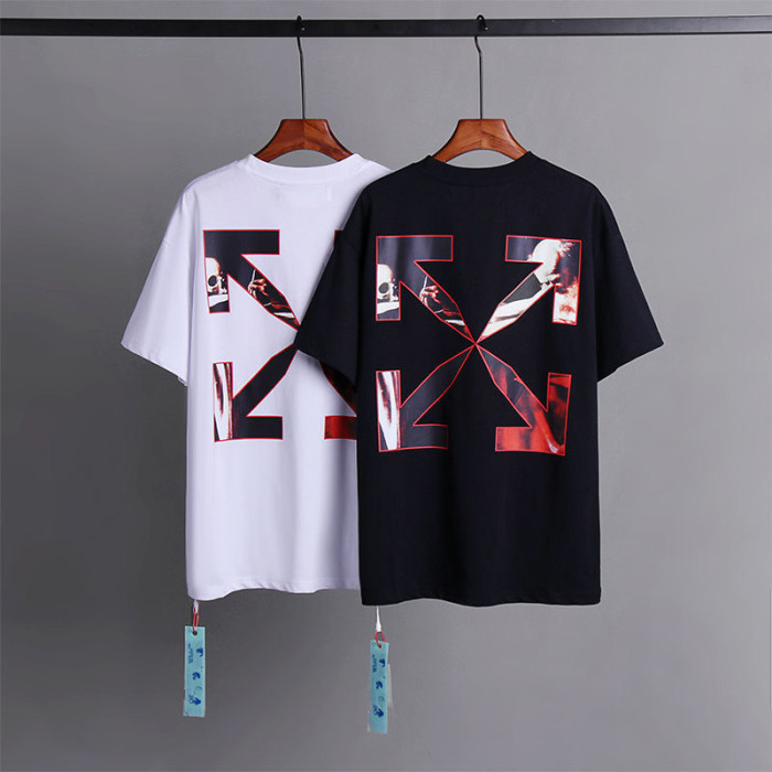 [oversized version]1:1 quality version Off-white Skull Writing Tee