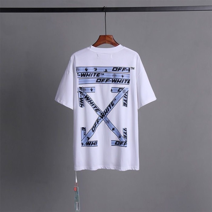 [oversized version]1:1 quality version Blue Tape Short sleeves