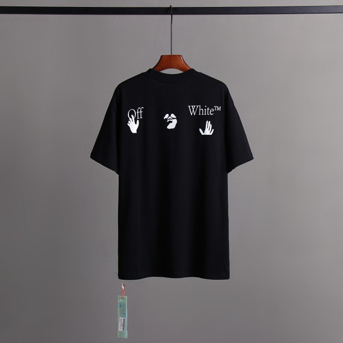 [oversized version]1:1 quality version Small hand print short sleeve