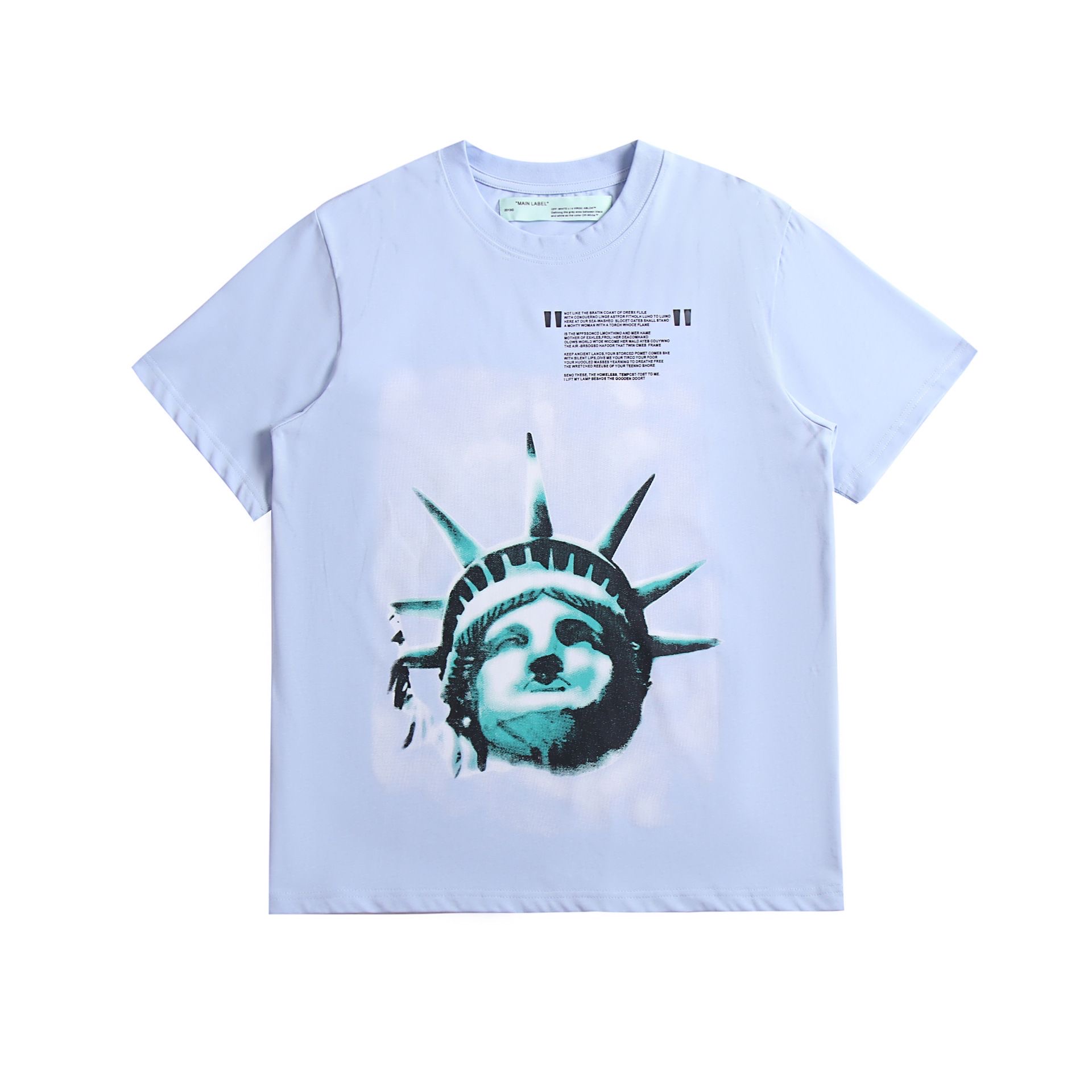 [buy more save more] [oversized version]1:1 quality version lady liberty short sleeve
