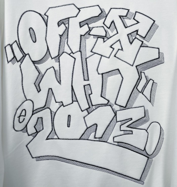 1:1 quality version Graffiti Style Embroidered Sweatshirt